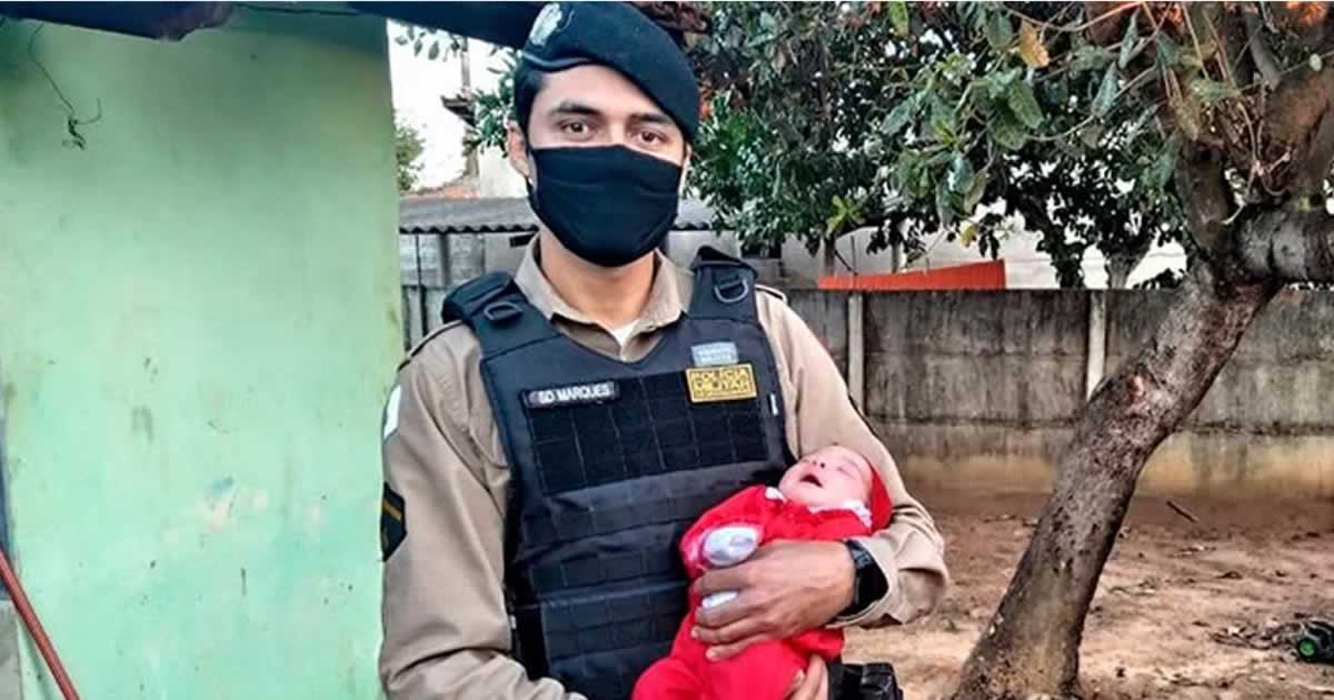 14 06 20 bebezinha salva por policial
