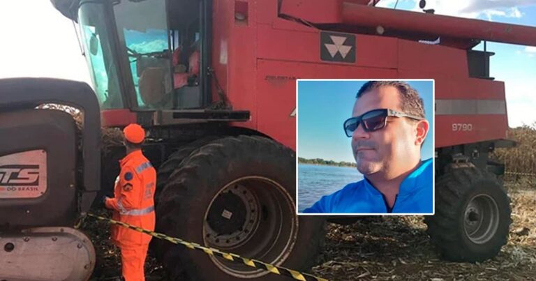 18 08 20 homem morre triturado por colheitadeira