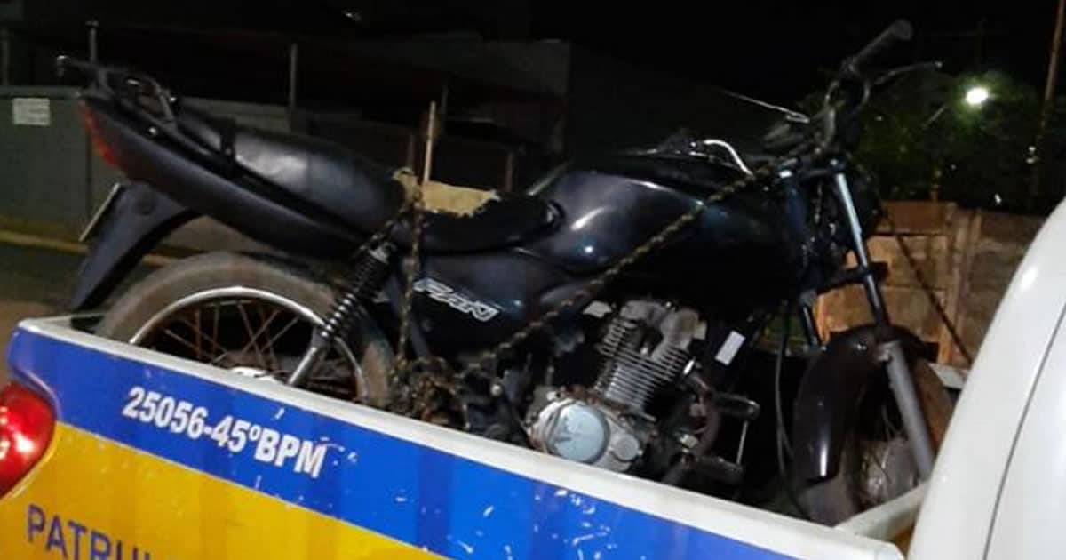 12 09 20 motocicleta recuperada em joao pinheiro