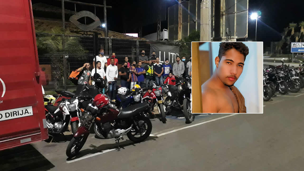 Grupo de motoboys se unem para homenagear amigo que faleceu em acidente na BR-040