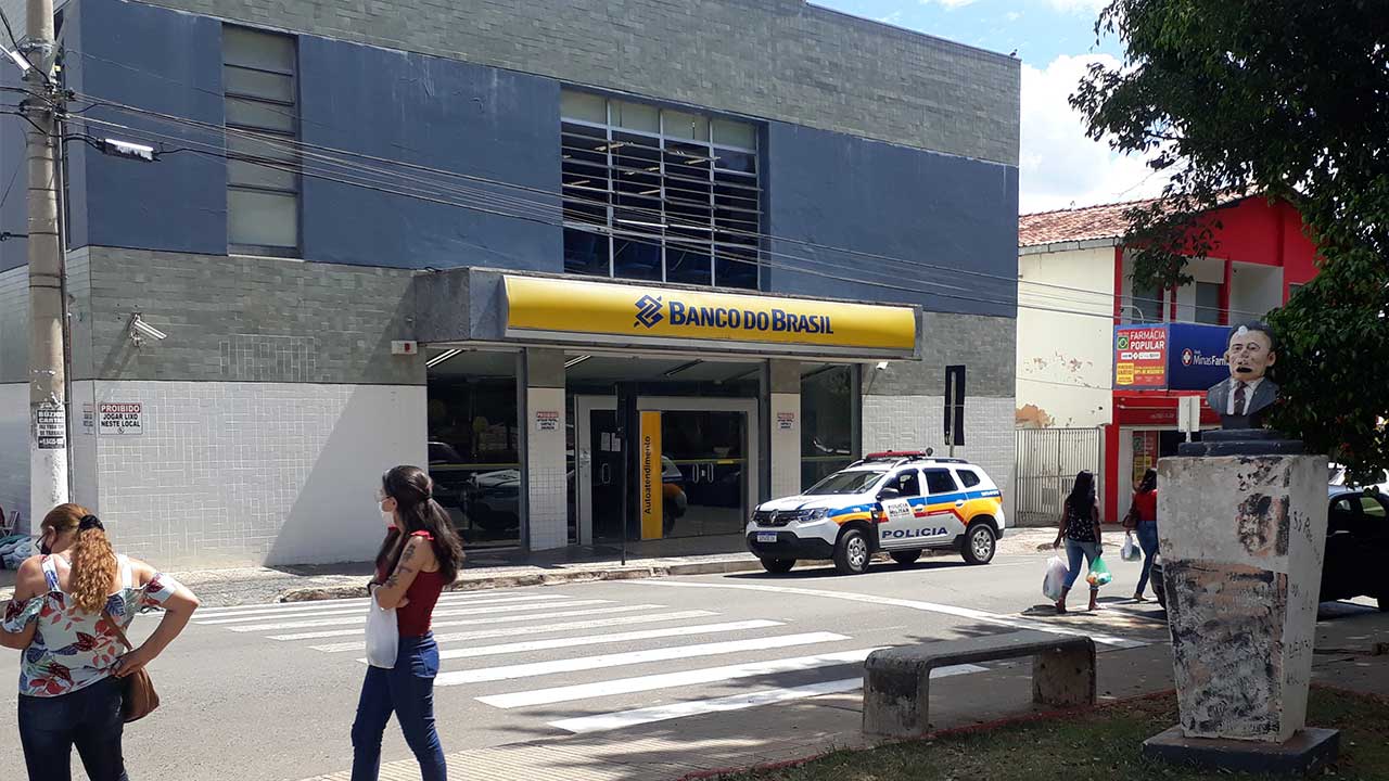 Fachada do Banco do Brasil em João Pinheiro
