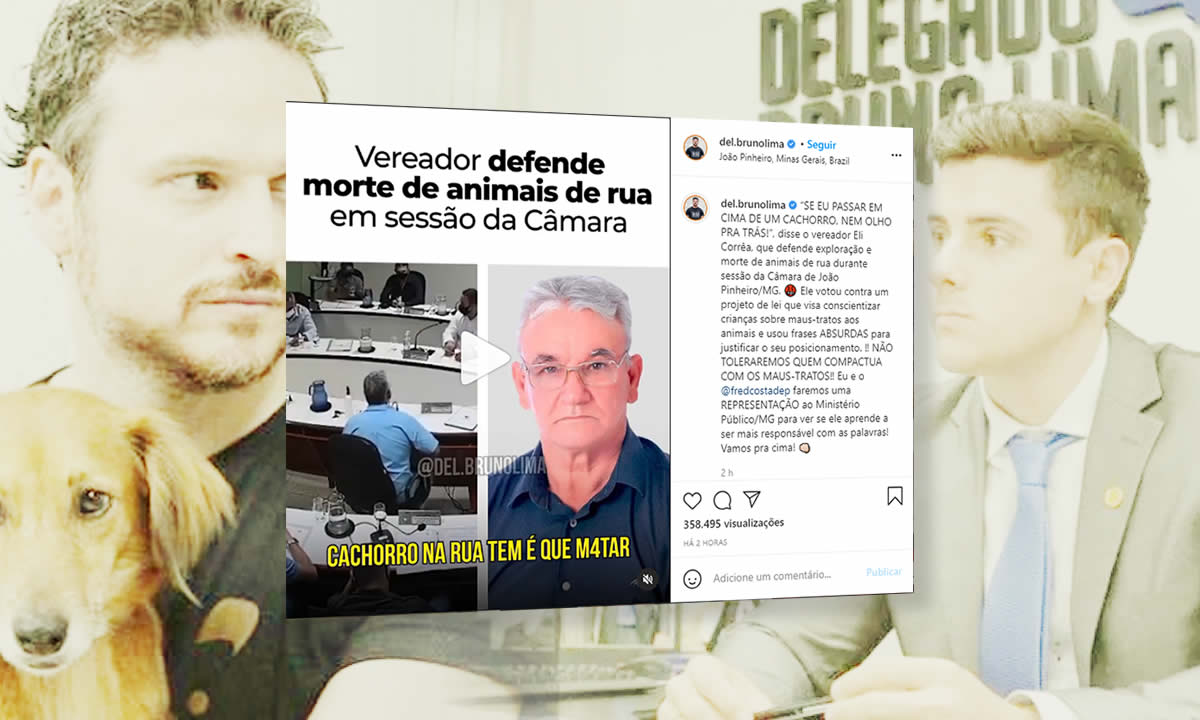 Publicação na página do Deputado Delegado Bruno Lima