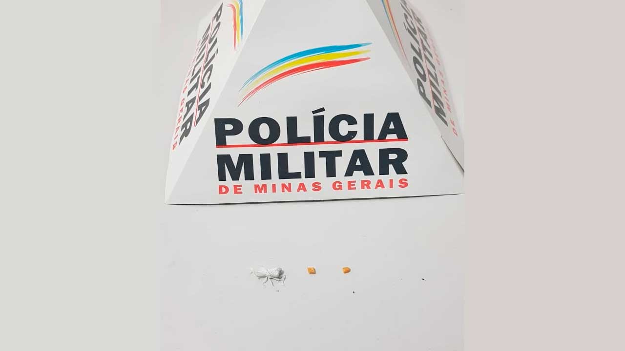 Entorpecentes apreendidos pela Polícia de Brasilândia de Minas