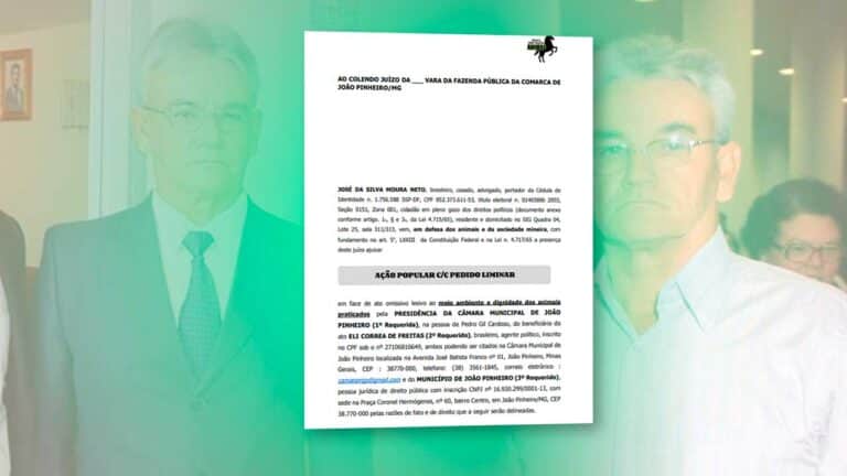 Ação Popular ajuizada contra o vereador Eli Correa de Freitas