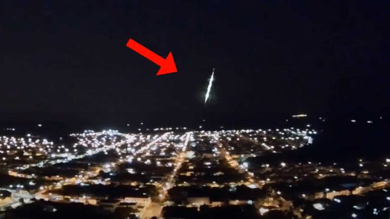 Meteoro visto no céu de Viradouro - SP