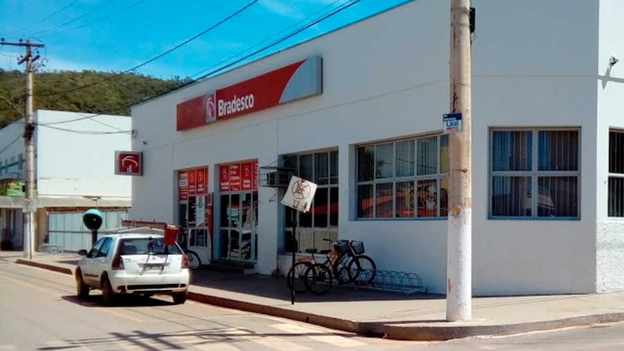 Agência bancária do Bradesco em Brasilândia de Minas