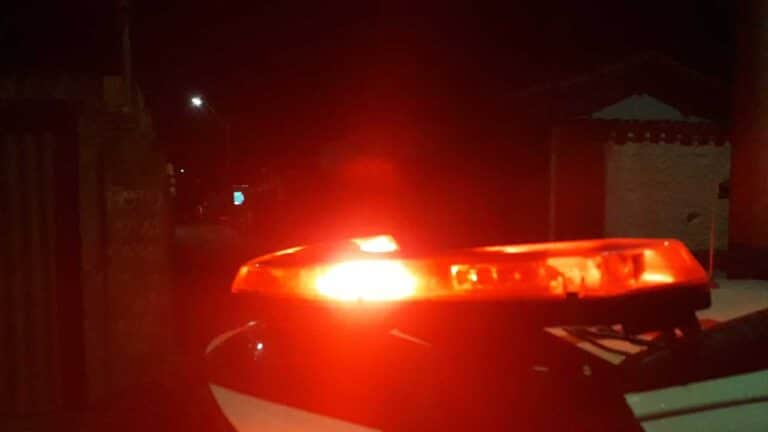 Luzes de viatura da PMMG