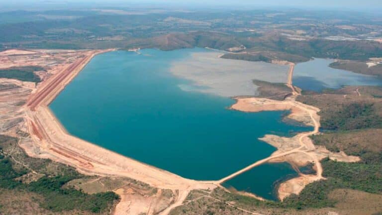 Barragem Kinross em Paracatu