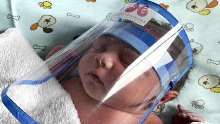 Bebe que nasceu com anticorpos para a Covid-19