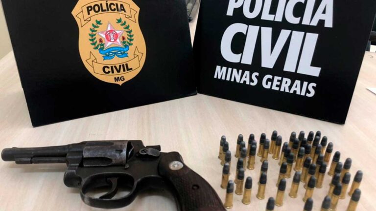 Arma de fogo apreendida pela Polícia Civil