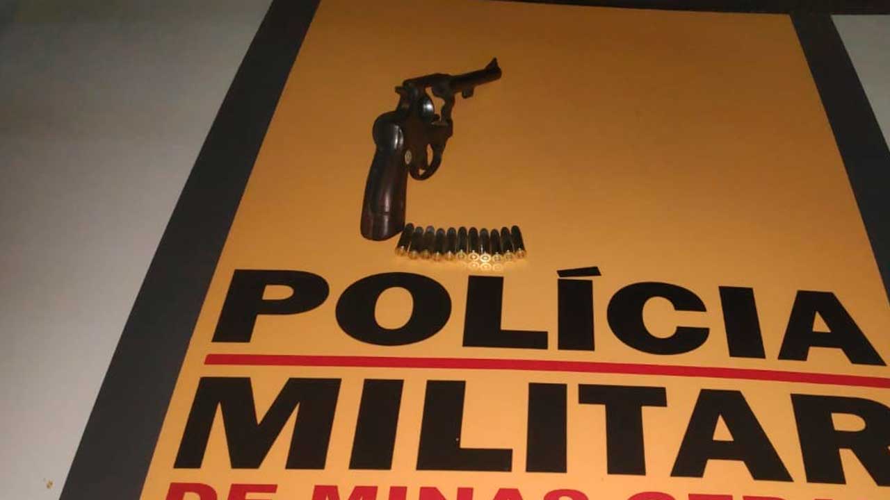 Arma de fogo apreendida pela Polícia Militar
