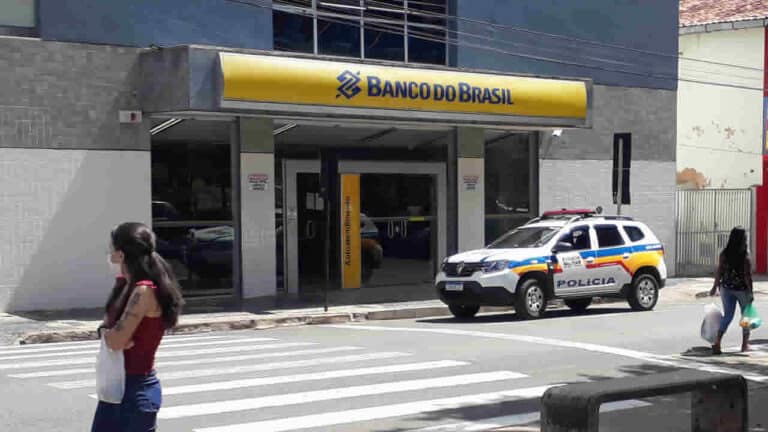 Fachada do Banco do Brasil em João Pinheiro