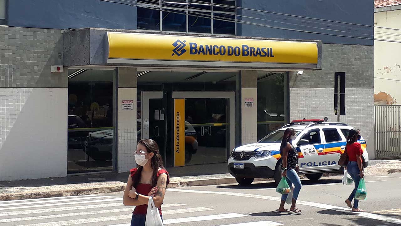 Fachada Banco do Brasil em João Pinheiro