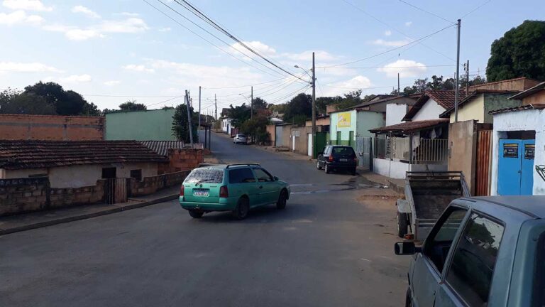 Rua onde foi o fato aconteceu