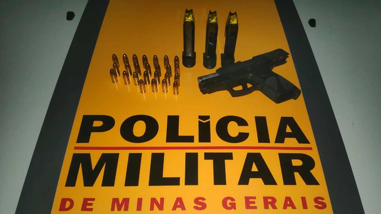 Arma de fogo apreendida pela Polícia em João Pinheiro