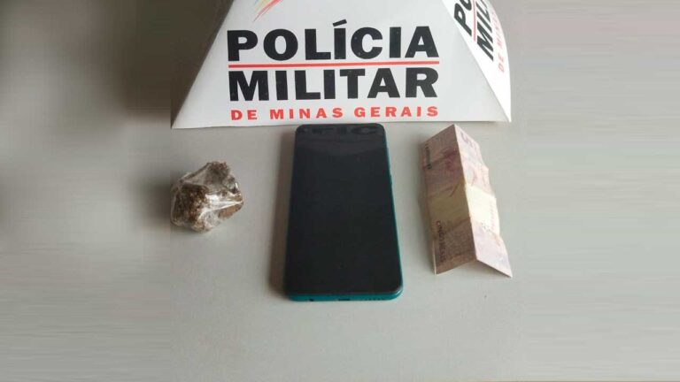 Material apreendido pela PM de Brasilândia de Minas