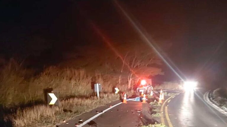 Motociclista morre após moto colidir com ônibus na MG-181 em Brasilândia de Minas