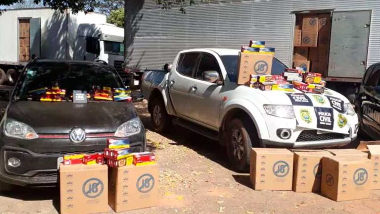 Carga de cigarros avaliada em R$ 5 milhões roubada em Patos de Minas é recuperada pela Polícia Civil