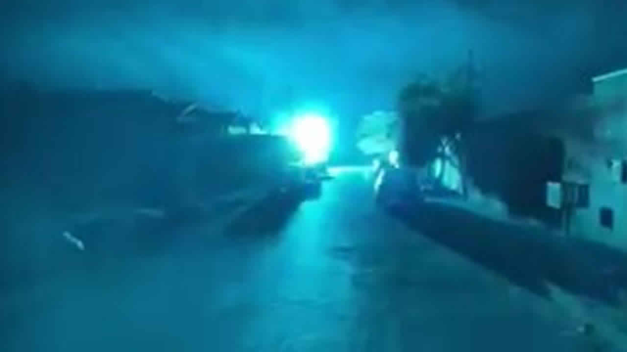 Vídeo: morador registra explosão de transformador que deixou 4 bairros sem energia em João Pinheiro