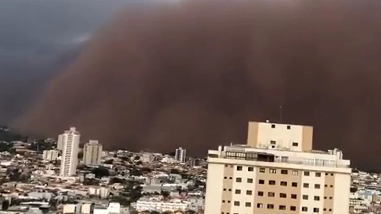 Tempestade de areia atinge cidades do interior de MG e SP; entenda o fenômeno