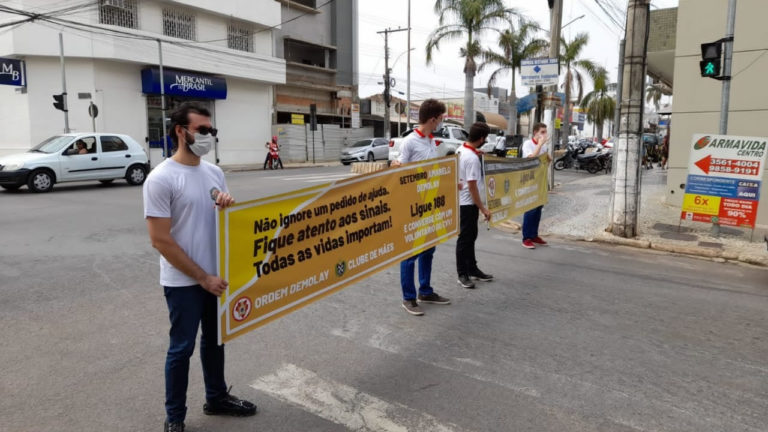 Setembro amarelo: Ordem DeMolay de João Pinheiro realiza projeto de prevenção ao suicídio