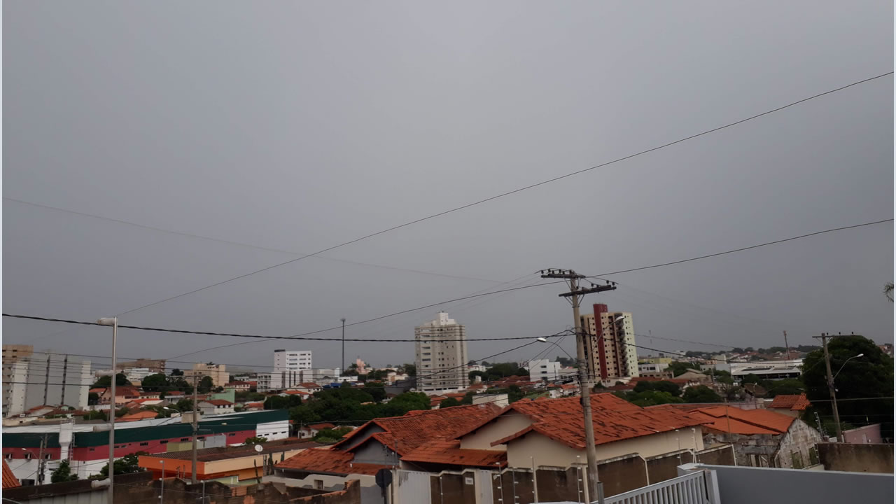 Depois de vários dias com tempo seco, chuva volta a cair sobre João Pinheiro; confira a previsão do tempo dos próximos dias