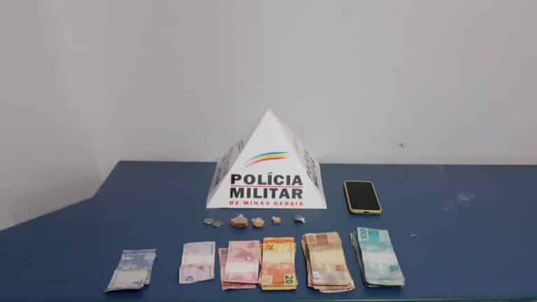 Suspeito de tráfico é preso com maconha, crack e mais de R$5 mil em dinheiro no distrito de Luizlândia do Oeste