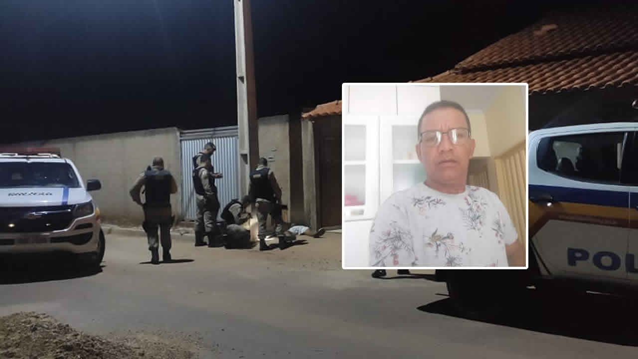 Homem é assassinado com pelo menos cinco tiros na porta de casa em Brasilândia de Minas