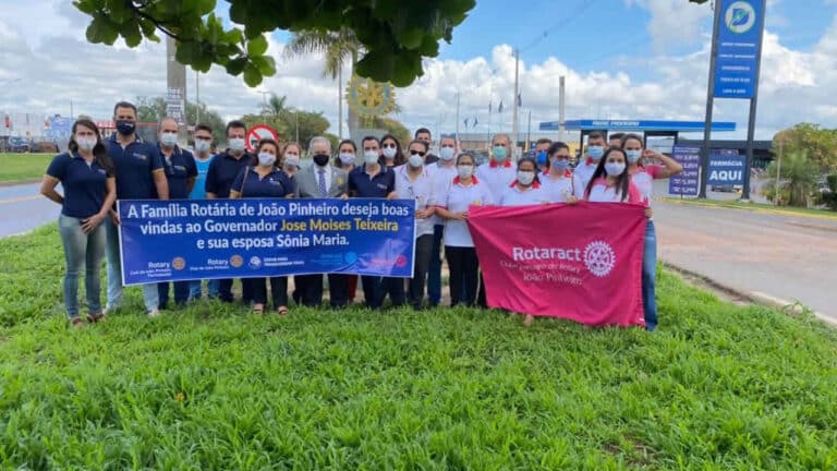 Governador Internacional do Rotary visita João Pinheiro e é recepcionado em cerimônia ocorrida na última terça