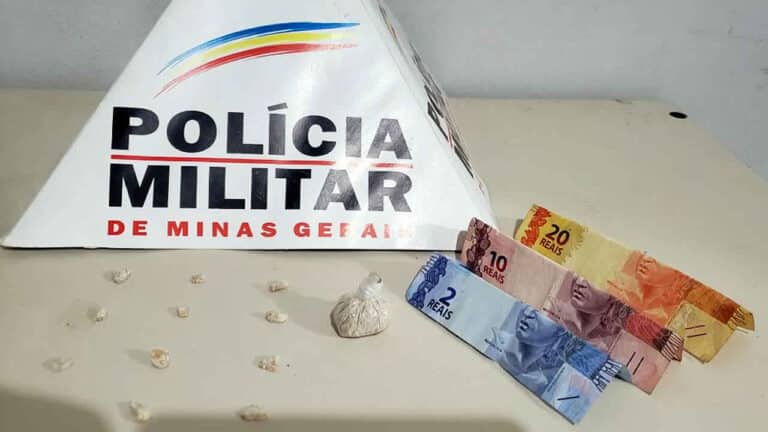 Homem é preso com pedras de crack em João Pinheiro; suspeito foi preso no mês passado pelo mesmo crime