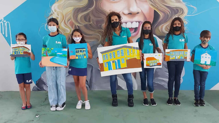 Alunos do Colégio Darcília Coimbra promovem Mostra de Arte com quadros e redações sobre a cidade de João Pinheiro