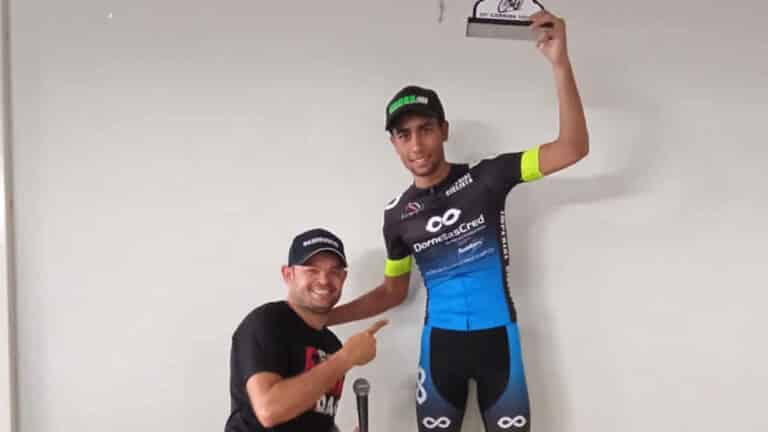 Atleta pinheirense consegue 4º lugar em prova disputadíssima de ciclismo de Paracatu a Unaí