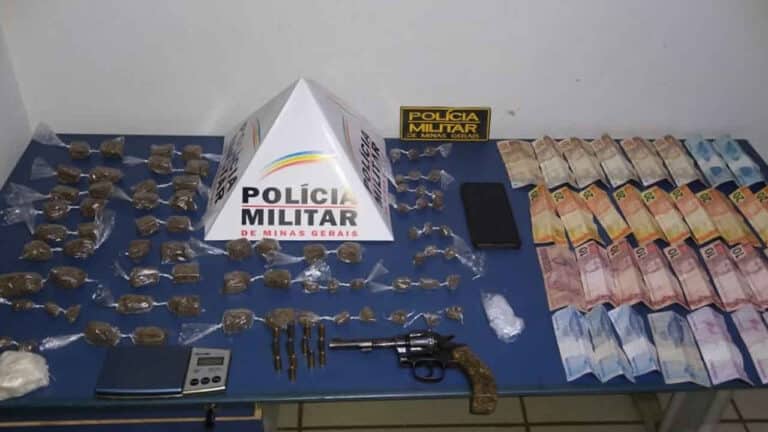 Polícia realiza grande apreensão de drogas na casa de suspeito após abordagem em Luizlândia do Oeste (JK)
