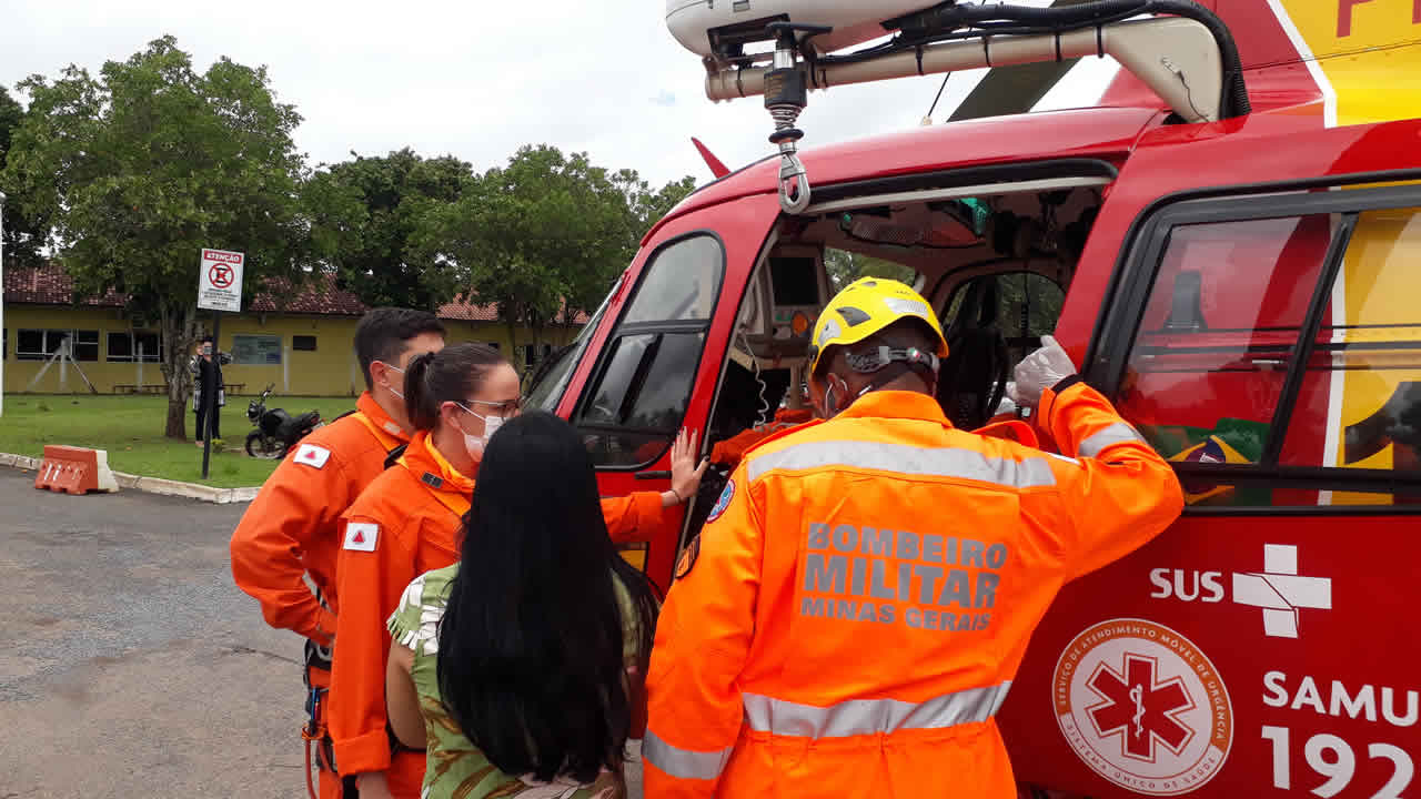 Vítima de acidente gravíssimo na BR-040 será transportada de helicóptero para Patos de Minas
