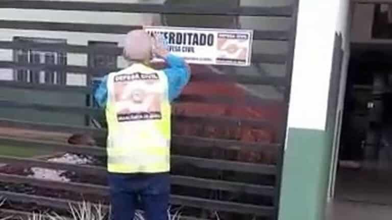 Prédio da Câmara Municipal de Brasilândia de Minas é interditado pela Defesa Civil do município