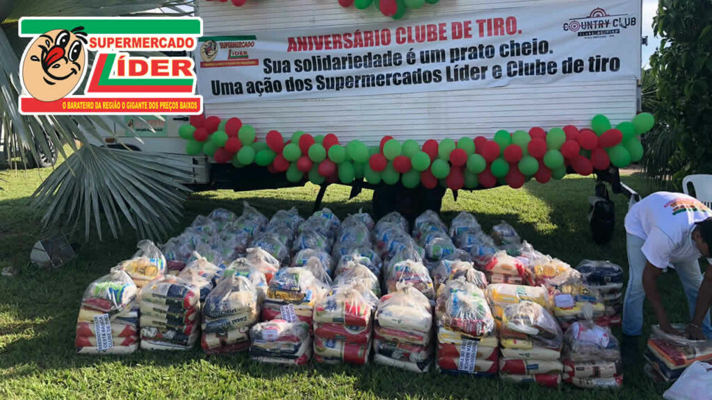 Clube de tiro arrecada mais de 4 toneladas de alimentos em comemoração do primeiro aniversário em João Pinheiro