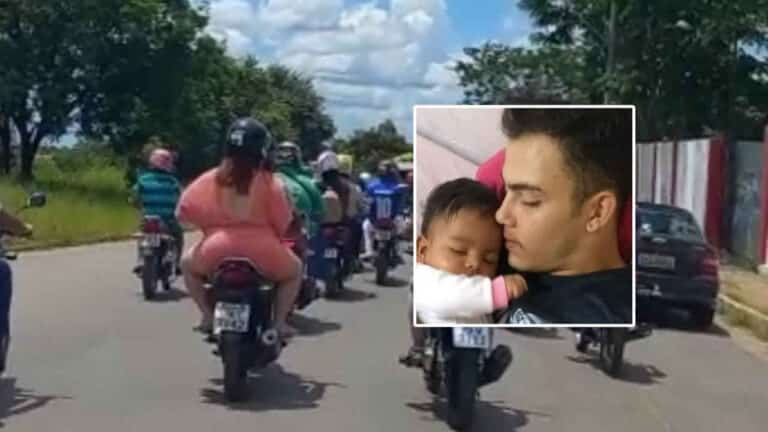 Enterro de Joziel é marcado por presença de motociclistas, aplausos e homenagens em João Pinheiro