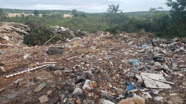 Moradores do Bouganville 3 reclamam de lixão a céu aberto que está se formando próximo às residências