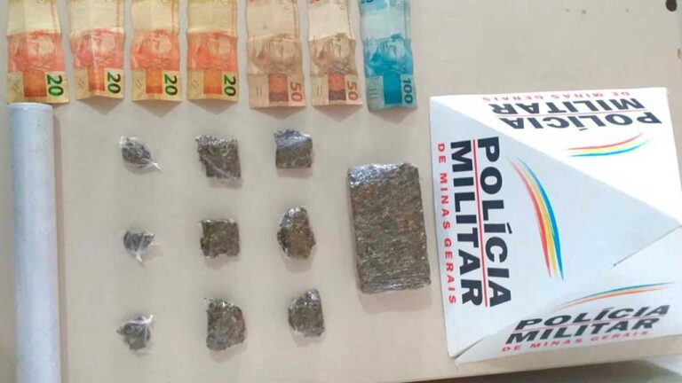 Em menos de 3 meses, jovem de 18 anos é preso pela segunda vez por suspeita de tráfico de drogas em João Pinheiro