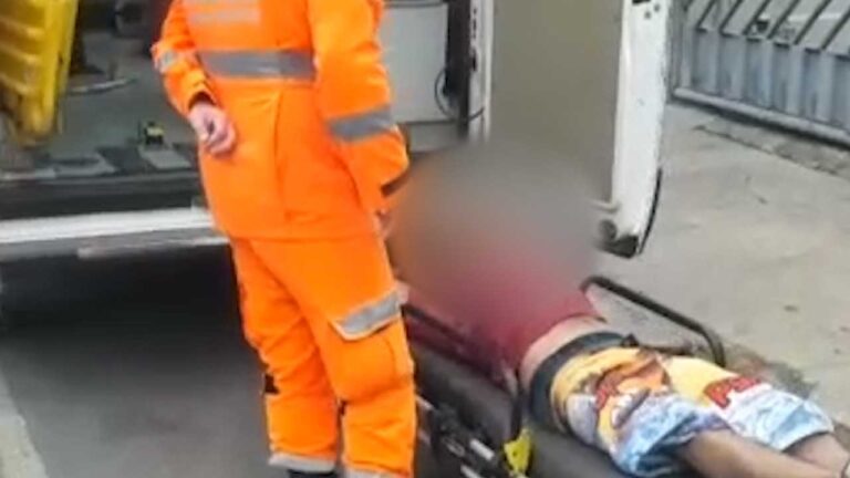 Homem embriagado desmaia na feira e Corpo de Bombeiros é acionado em João Pinheiro