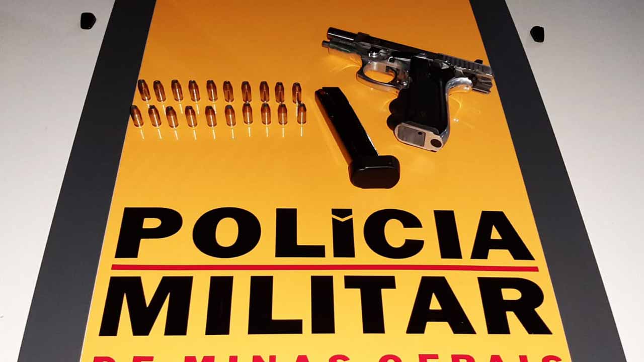 Produtor rural do interior de São Paulo é preso na MG-181 com pistola em João Pinheiro