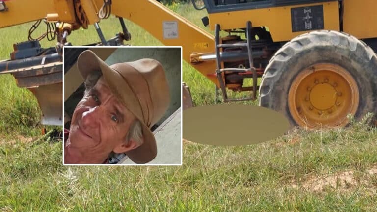 Fazendeiro morre atropelado por patrola após discussão sobre vala em estrada vicinal em Minas Gerais