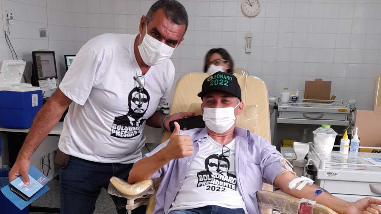 Grupo bolsonarista de João Pinheiro reúne mais de 33 doadores de sangue para o Hemominas