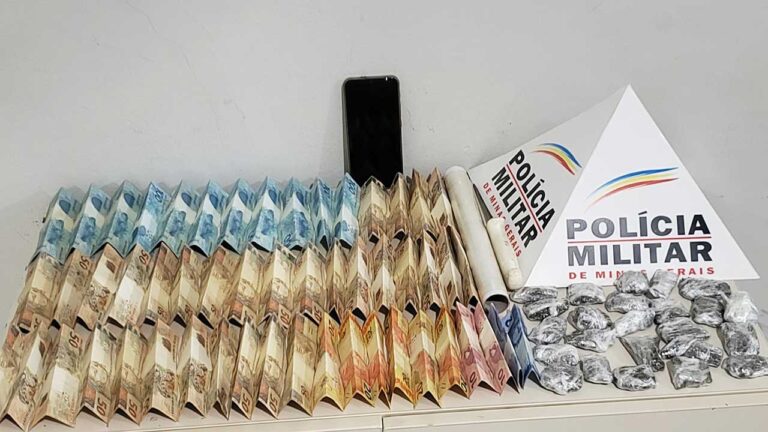 PM fecha boca de fumo e prende suspeitos de traficar drogas no Bairro no Aeroporto em João Pinheiro