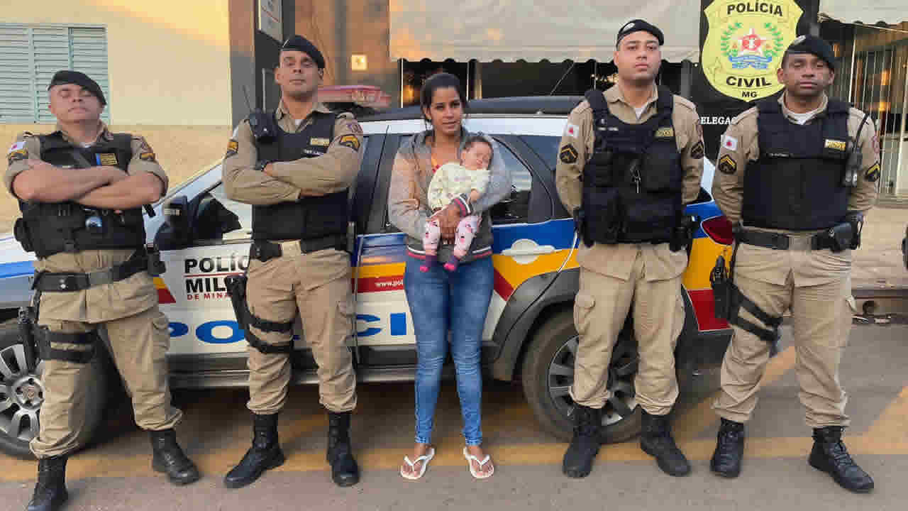 Criminoso foge com veículo furtado levando bebê de 3 meses em perseguição cinematográfica na BR-040