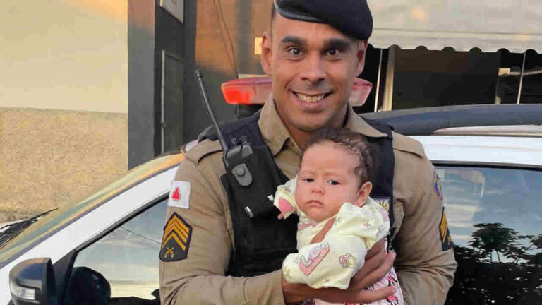 Criminoso foge com carro furtado levando bebê de 3 meses em perseguição na BR-040 em Paracatu