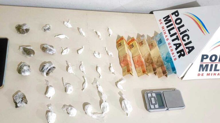 Traficante esconde droga dentro da bolsa da esposa e casal acaba preso em João Pinheiro