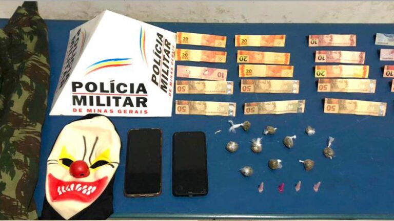 Tráficante é preso após PM encontrar maconha e pinos de cocaína enterrados em Luizlândia do Oeste (JK)