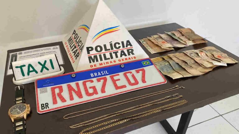 Taxista é agredido e fica inconsciente durante assalto em João Pinheiro; ladrões foram presos em PO