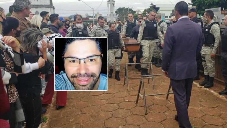 Policial penal que morreu em acidente na MGC-354 é sepultado com homenagens e honrarias em Patos de Minas